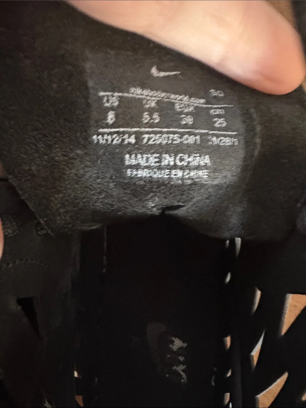 Nike AF1 Ultra Force Mid Joli Laser Cut Black Leather White Mid Women's Sz 8 EUC